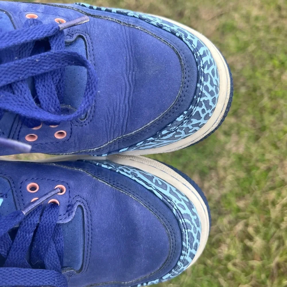 AIR JORDAN 3 RETRO GG (GS) PURPLE DUST - Picture 6 of 11